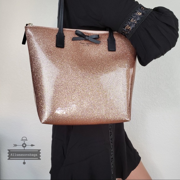 NWT kate spade Jeralyn Street mavis Roségold tote - Picture 6 of 8